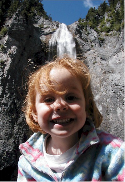 Emma at Comet Falls